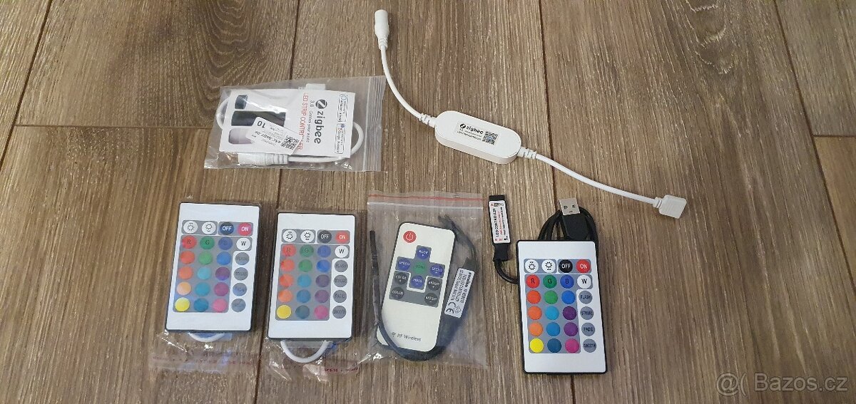 Wifi, bluetooth a IR ovladače pro RGB led pásky 5050