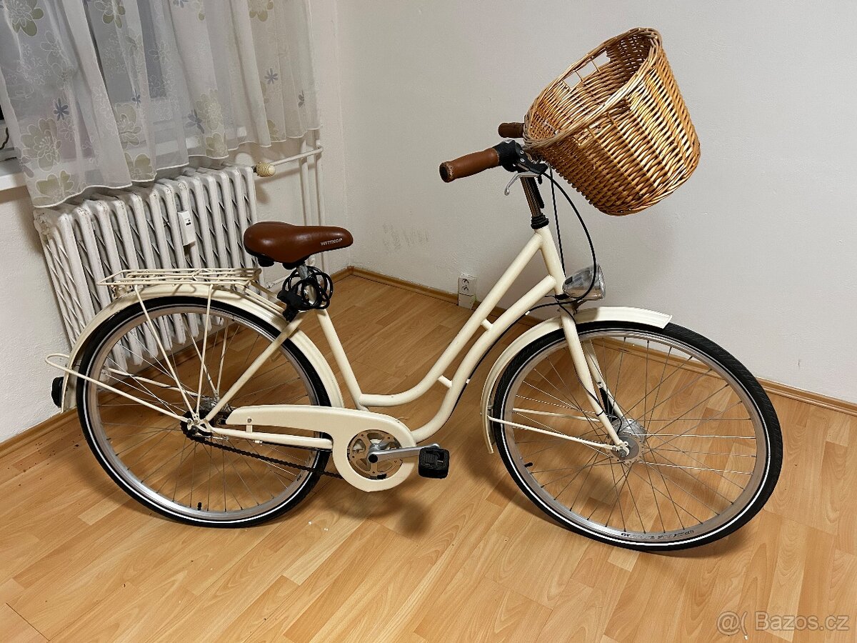 Dámské městské kolo retro styl