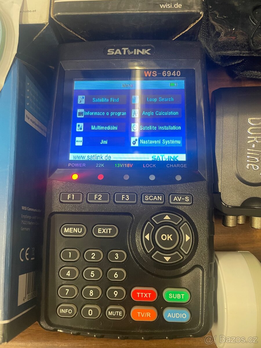 Digitální satelitní měřící přístroj Satlink