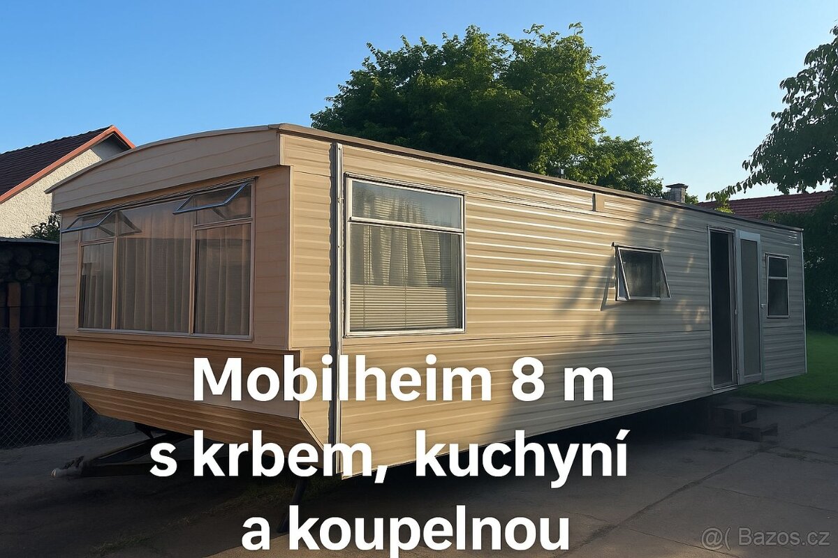 Mobilheim 3.1x8.2 v pěkném stavu