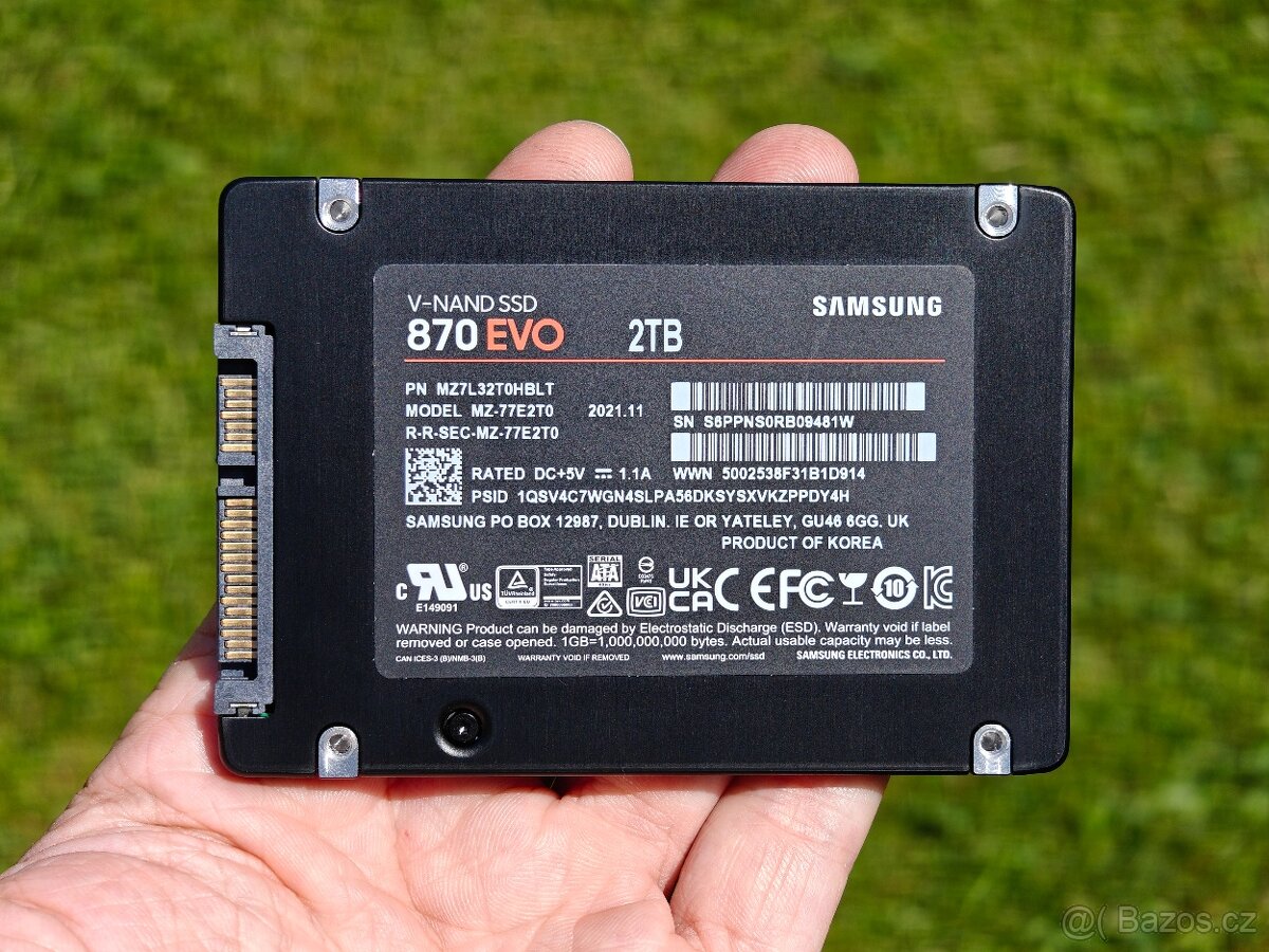 2TB SSD Samsung 870 EVO 2.5" SATA