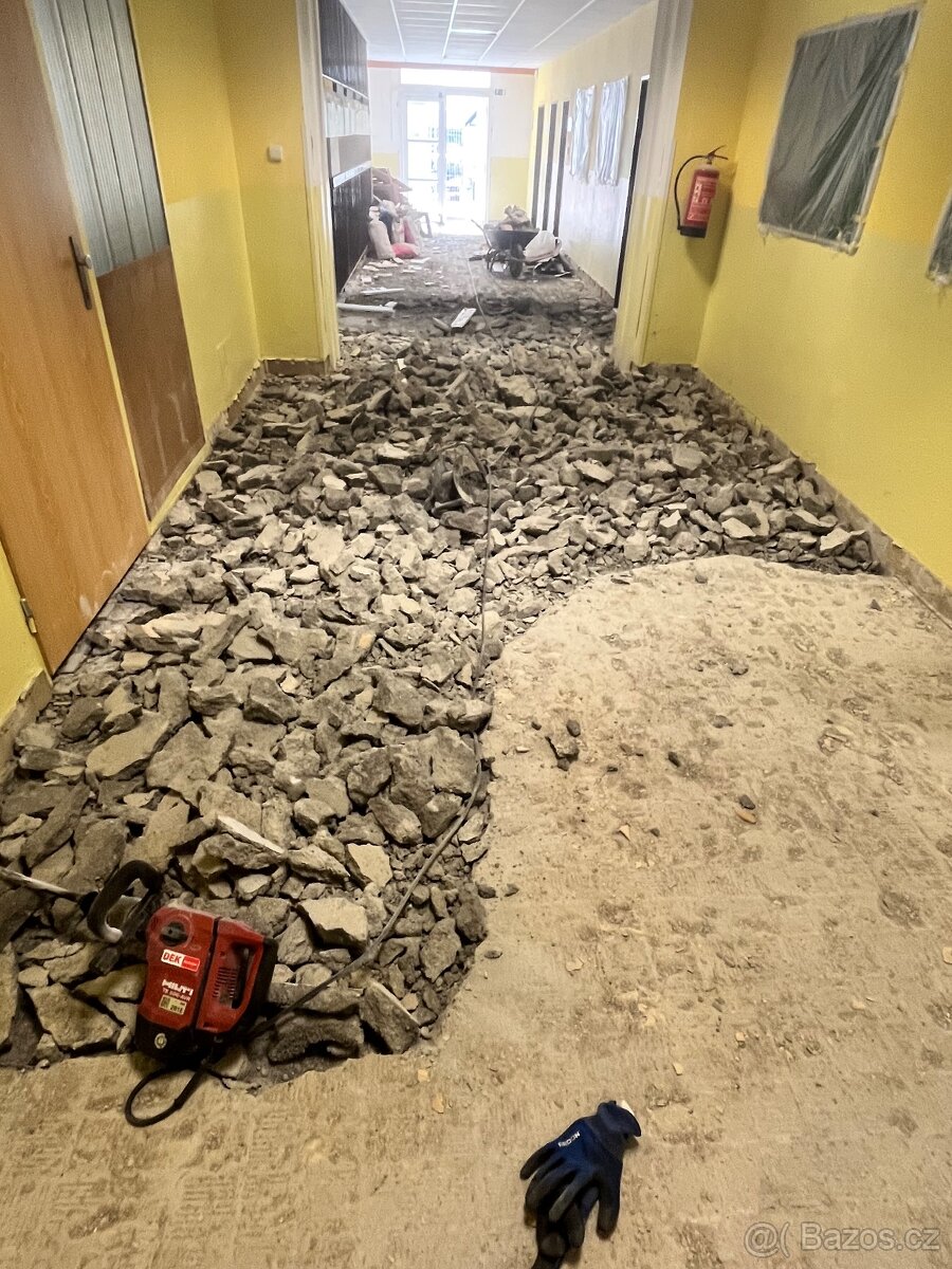 Bourací, výkopové a dokončovací práce