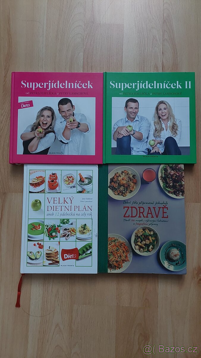 Knihy - zdravé jídelníčky a recepty