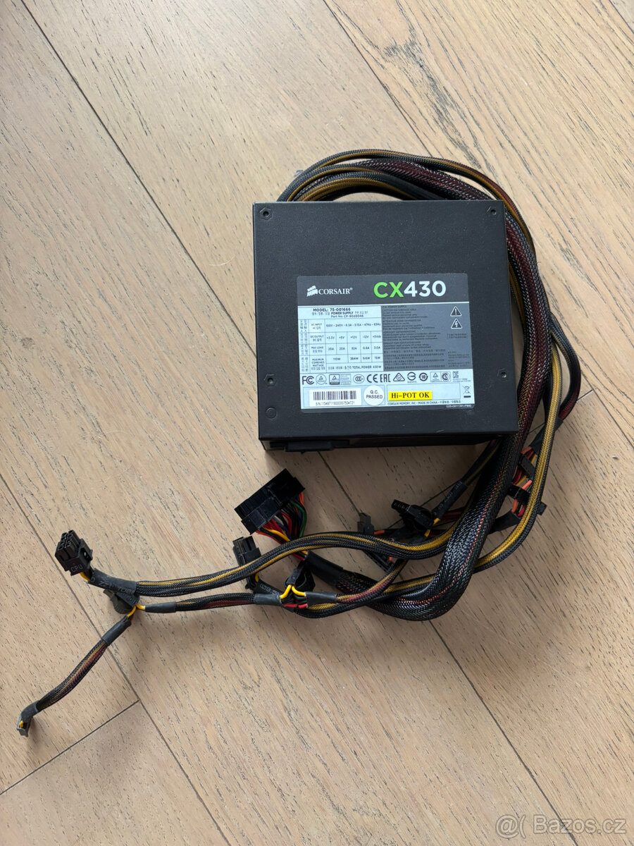 PC zdroj Corsair CX430, 430W