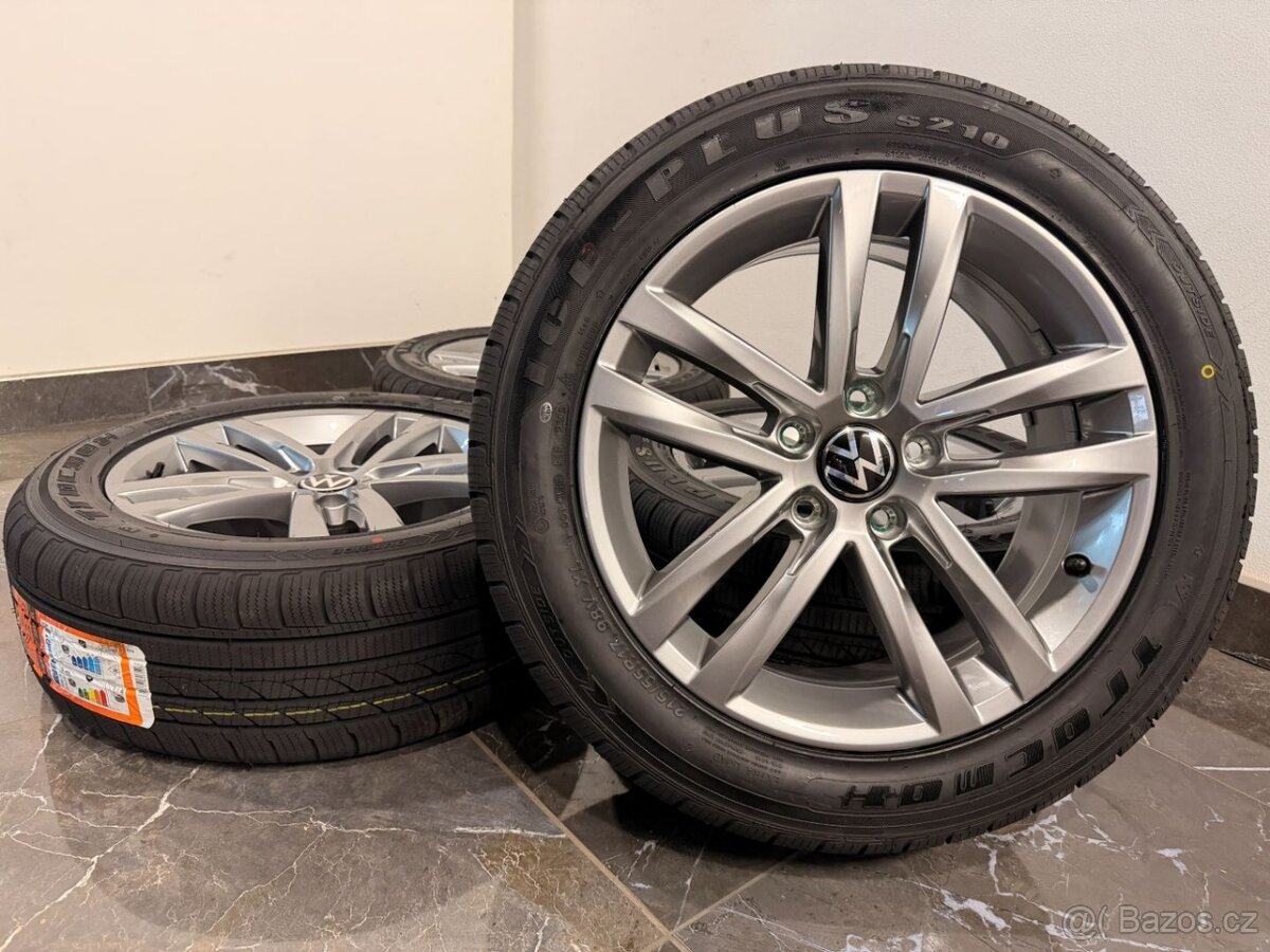 original VW alu PASSAT B8 r17 215/55/17 3G zimní