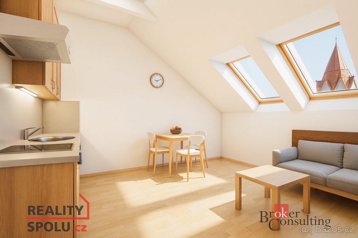 Prodej, byty/1+kk, 22 m2, Körnerova 219/2, 60200 Brno, Brno-