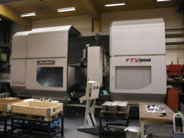 Cincinnati FTV 850, rok výroby 2002, použitý obráběcí stroj