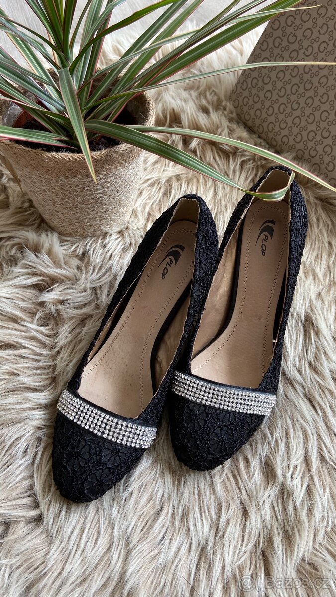 Dámské krajkové lodičky Plop vel.38/39