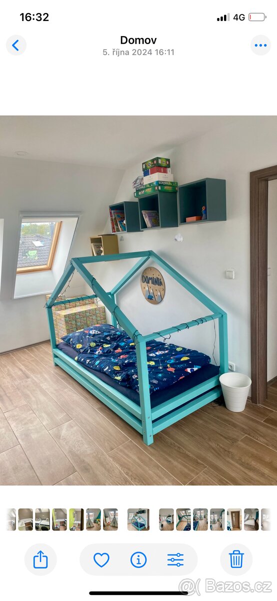 Domečková postel Benlemi