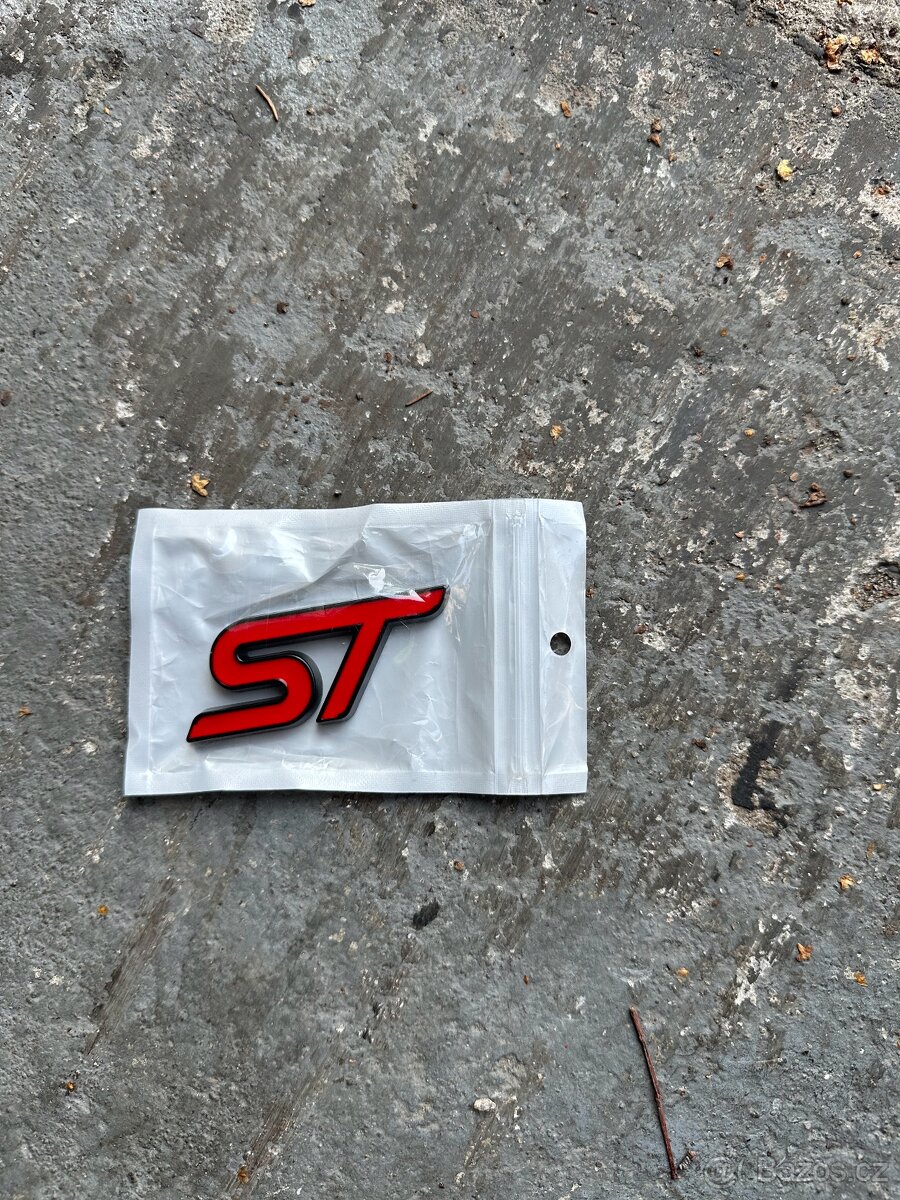 ST znak černý/červený Ford