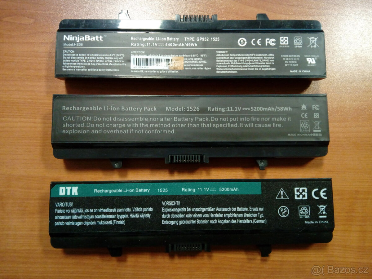 baterie pro notebooky DELL Inspiron a Vostro 500 (2.5hod)