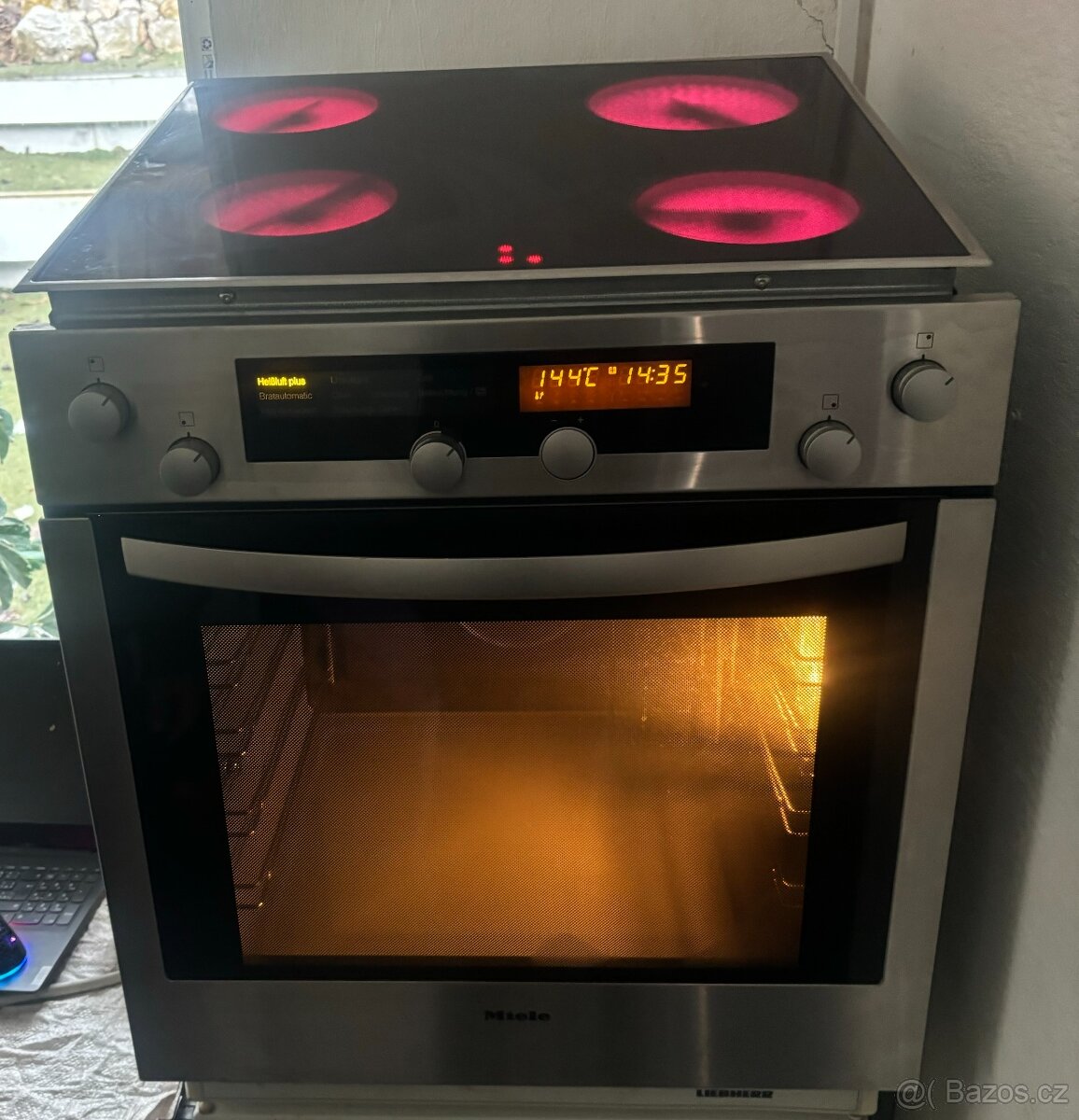 Vestavná trouba MIELE+sklokeramická deska MIELE