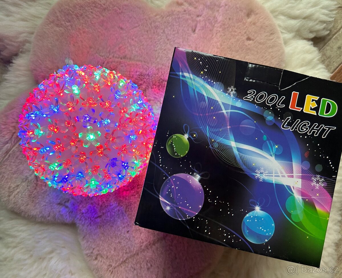 200 LED Vanocni svitici dekorace