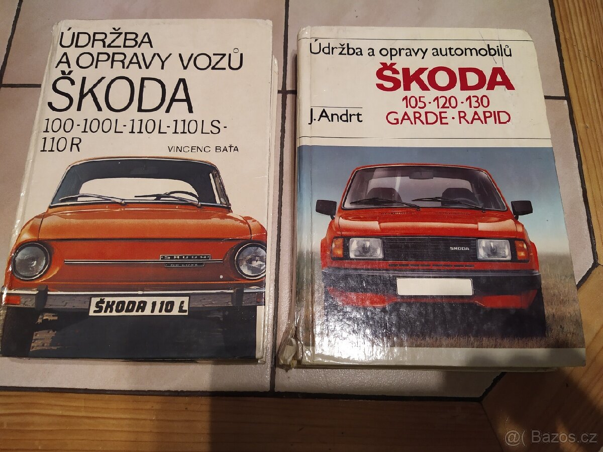 Knihy údržba a opravy Škoda