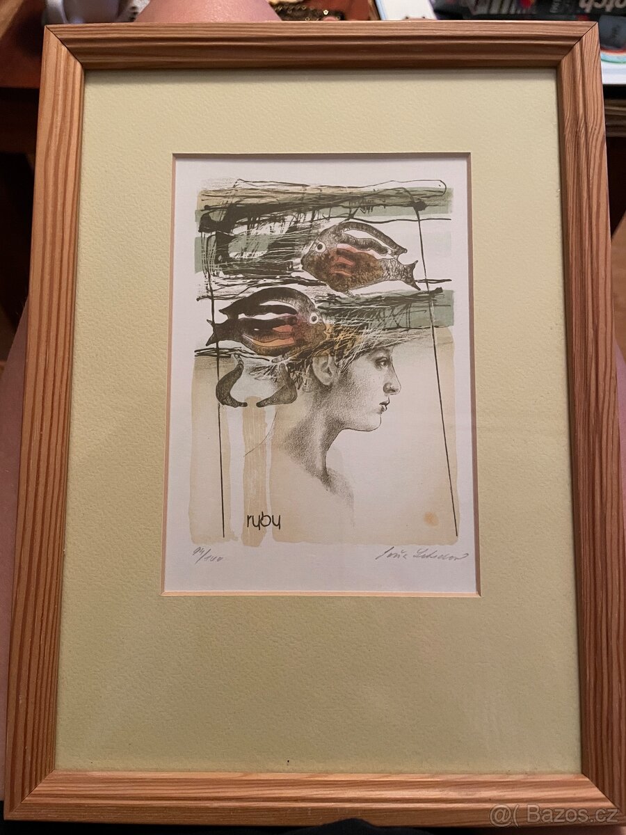 Litografie - Soňa Lebedová