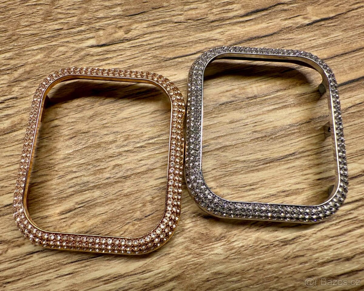 Rámeček s kamínky Swarovski na Apple Watch 40mm
