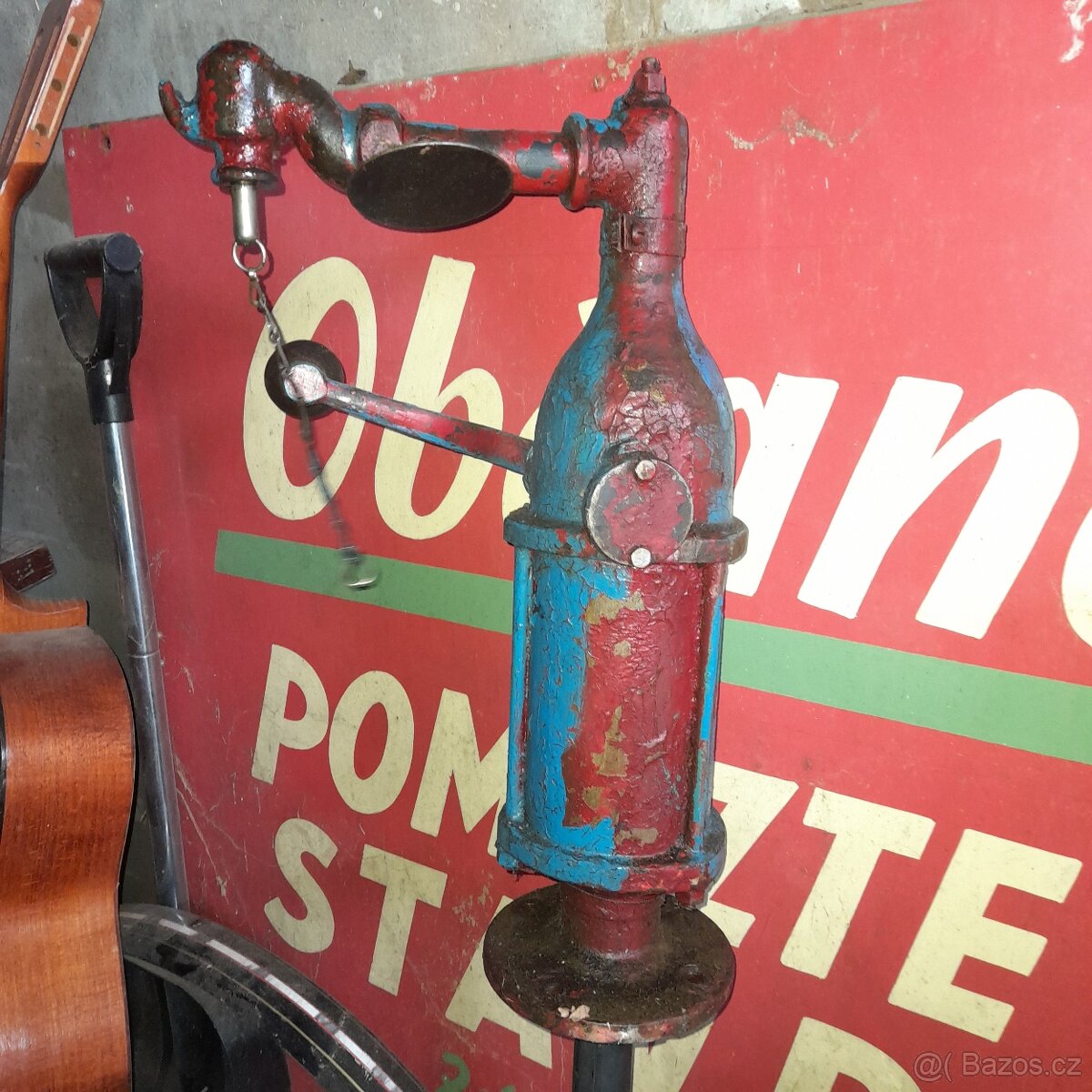 Stará olejová pumpa Shell , cca 1930