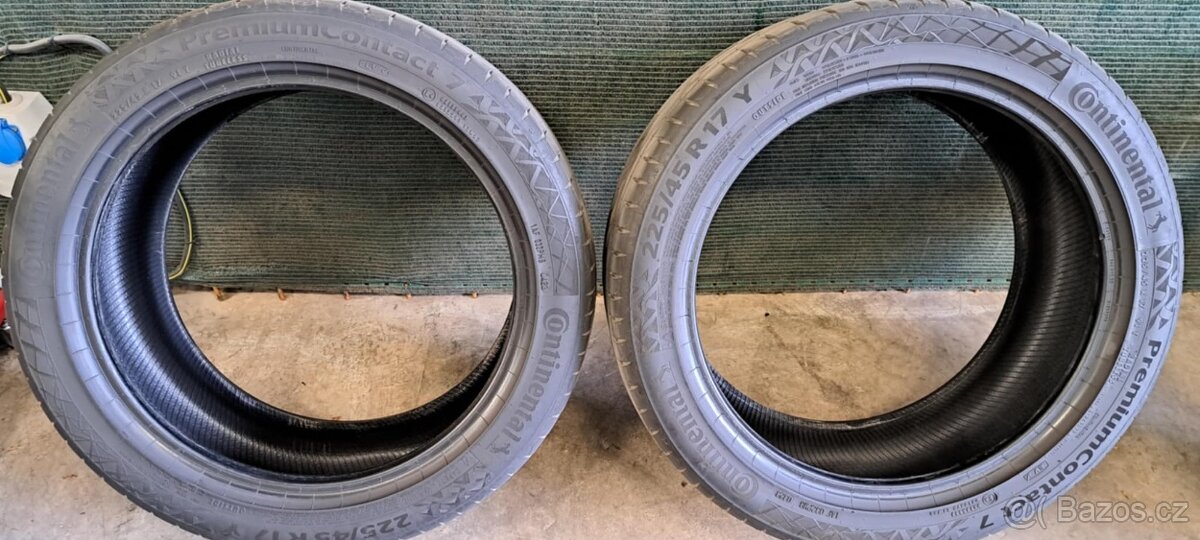 2ks letní pneu Continental Premium Contact7 225/45 R1