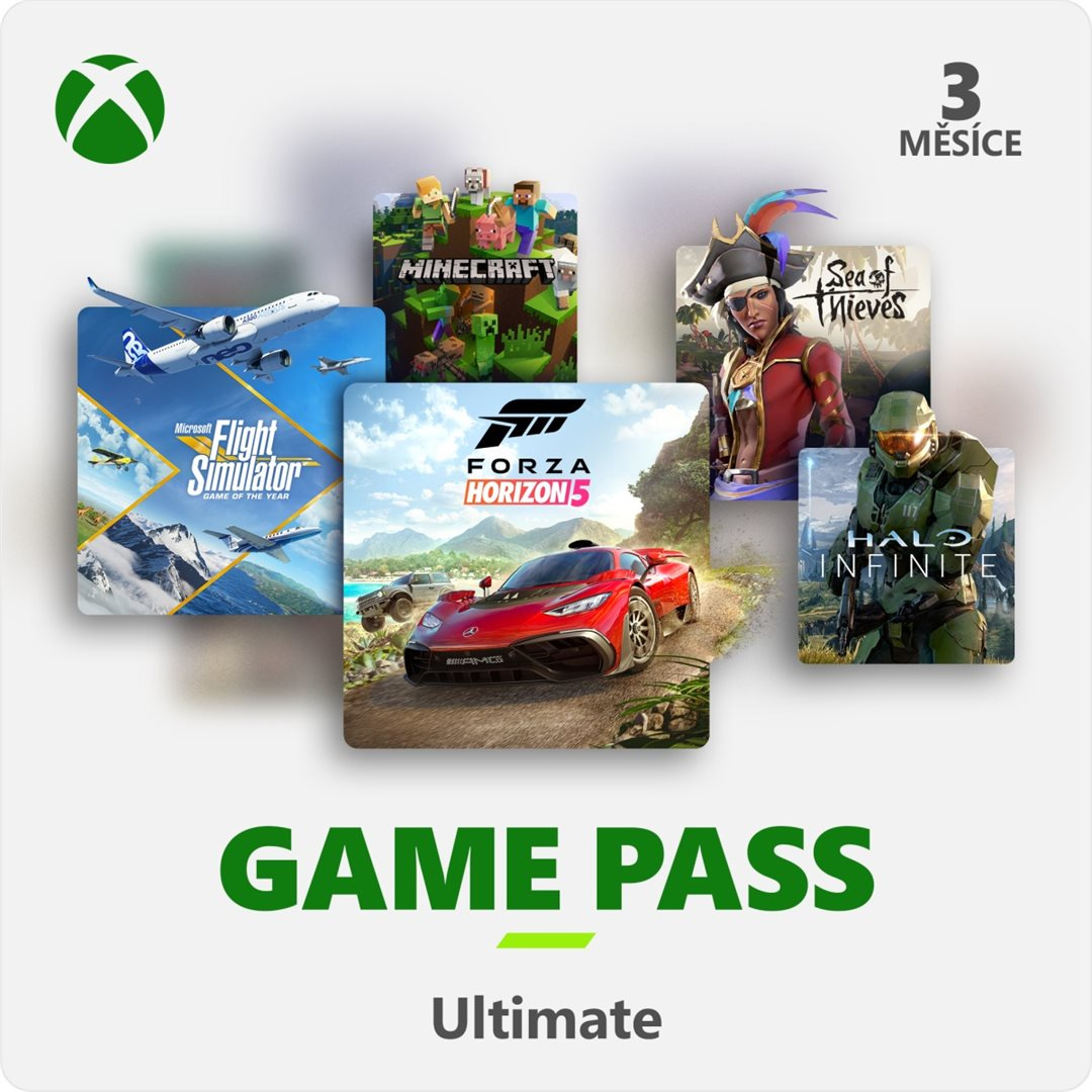 Xbox Game Pass Ultimate na 3 měsíce (EU)