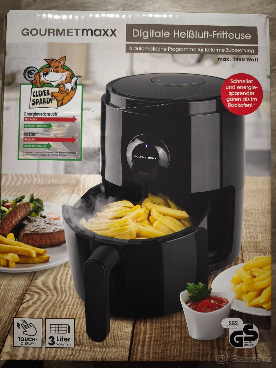 Horkovzdušná fritéza GOURMETmaxx 3l