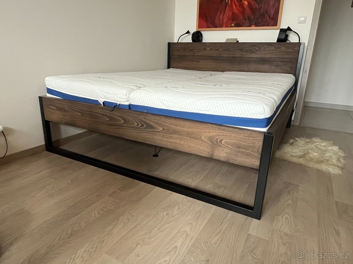 Postel 2-lůžko š. 160 cm