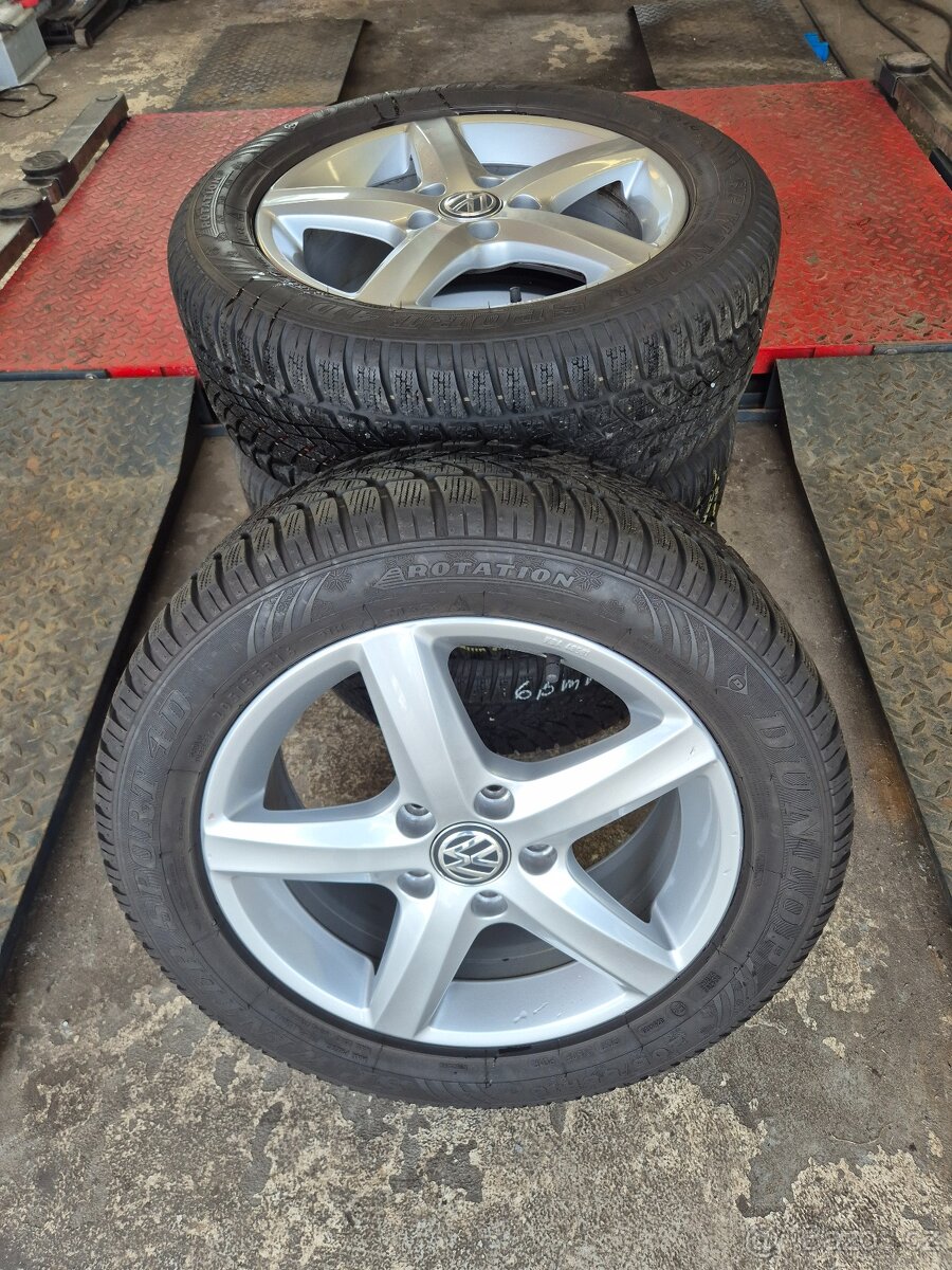 205/55 R16 91H orig.VW ALU DUNLOP WINTER SPORT 4D 2x6,5mm