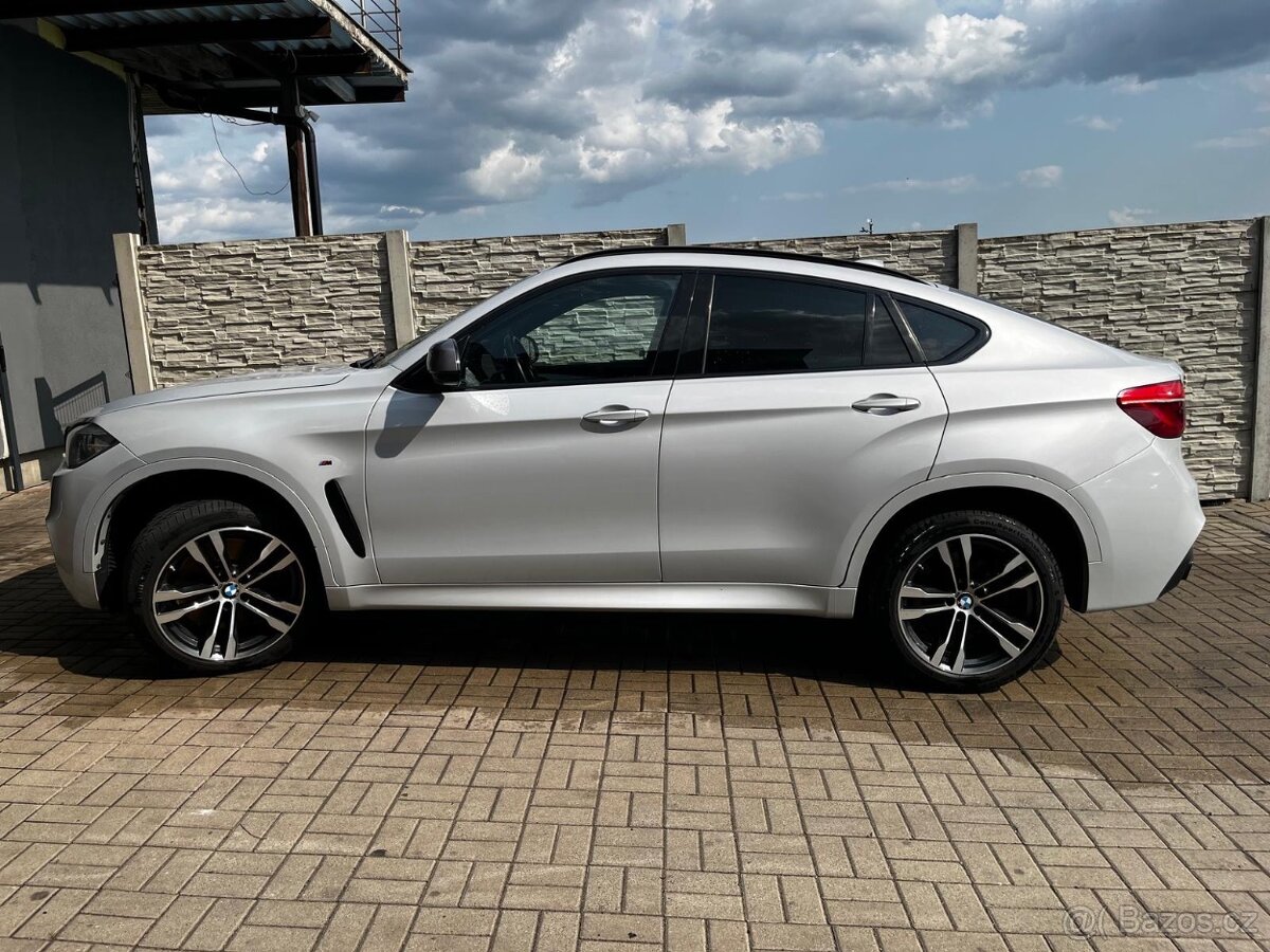 BMW X6 M50d, koupeno v Čr.
