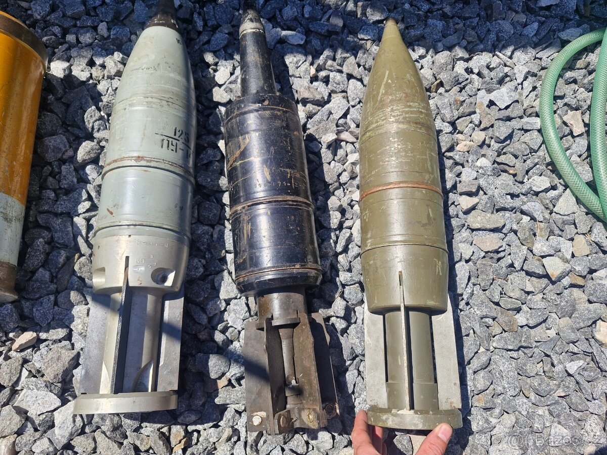 Delaborovane Strely 125 mm do T72