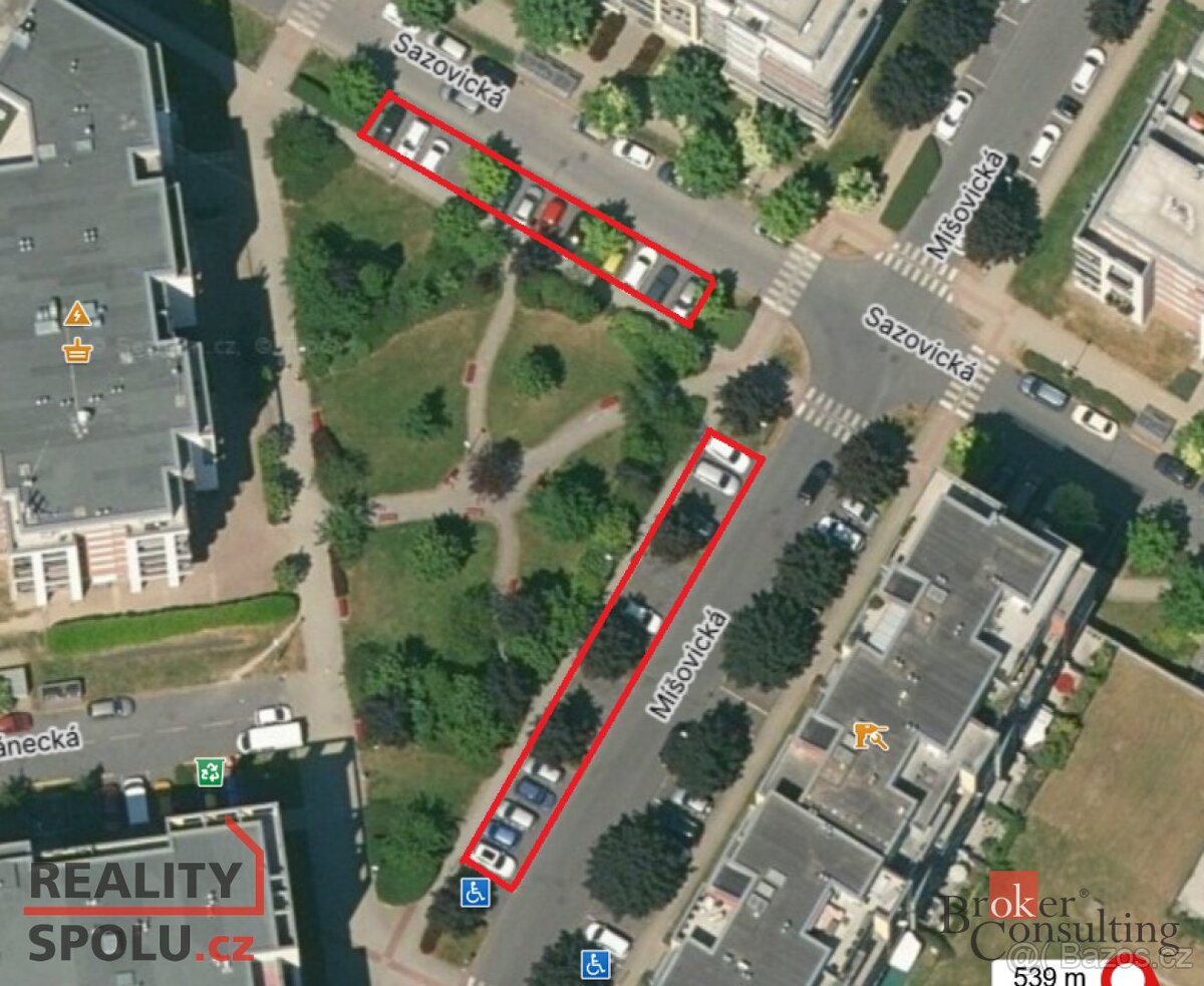 Pronájem, ostatní/garážové stání, 14 m2, Míšovická 454/6, Zl