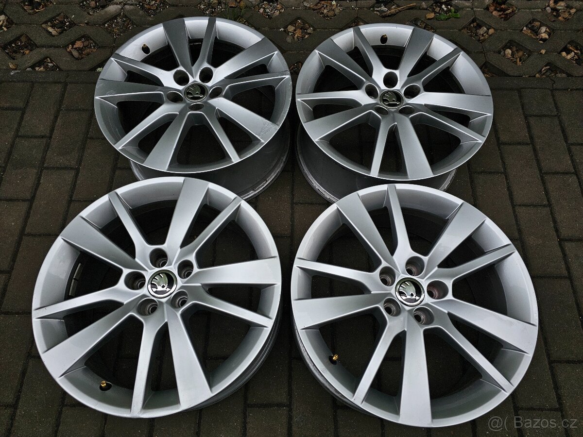 ALU kola disky Škoda 5x100 R17 Rapid Fabia 5JA
