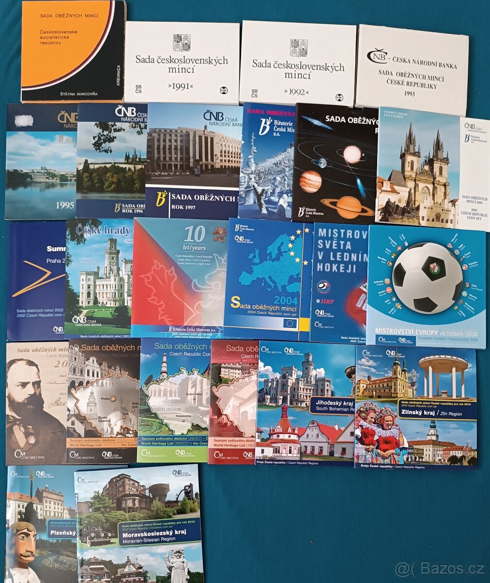 Sada oběžných mincí ČR a Československo
