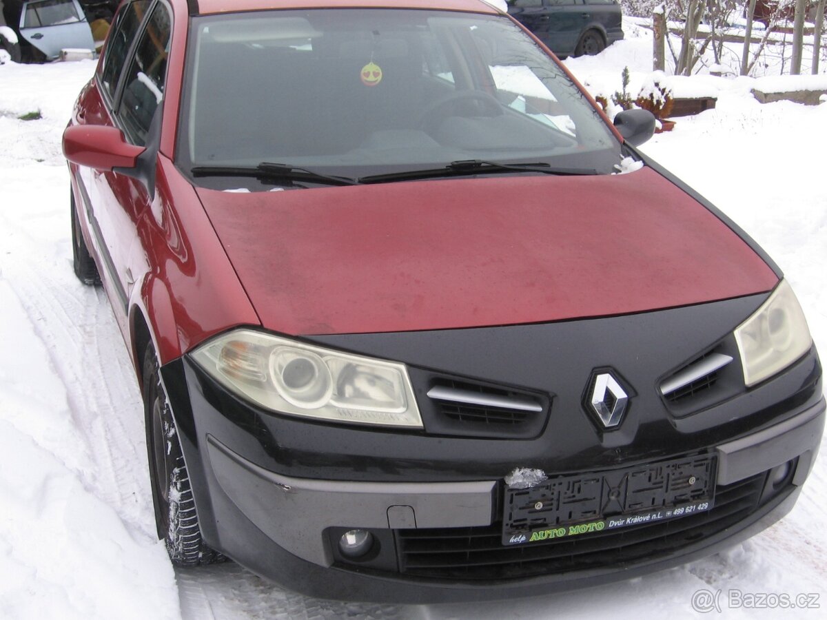 Prodám díly na Renault Megane 1.6 82kw R.V.2006