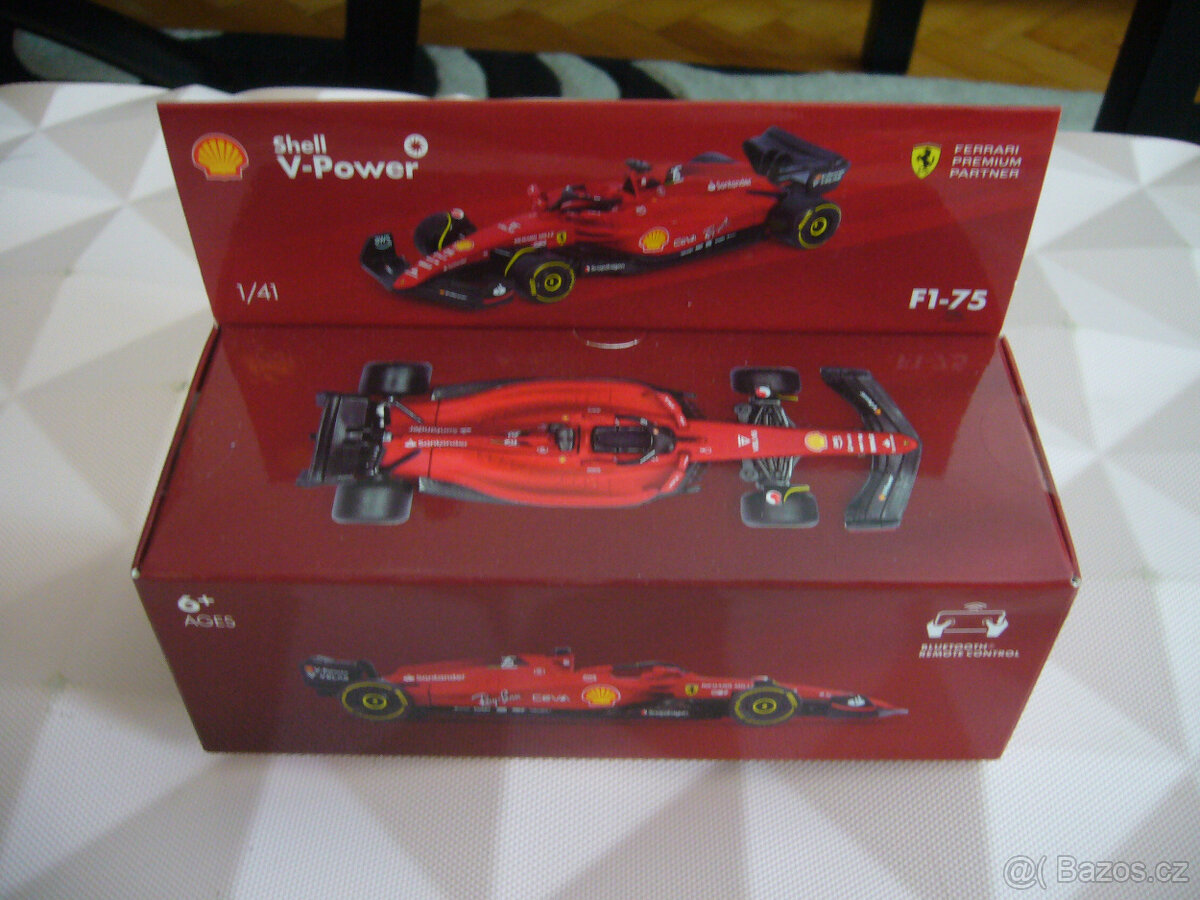 Nové sběratelské Ferrari RacingF1-75 Shell BT/RC