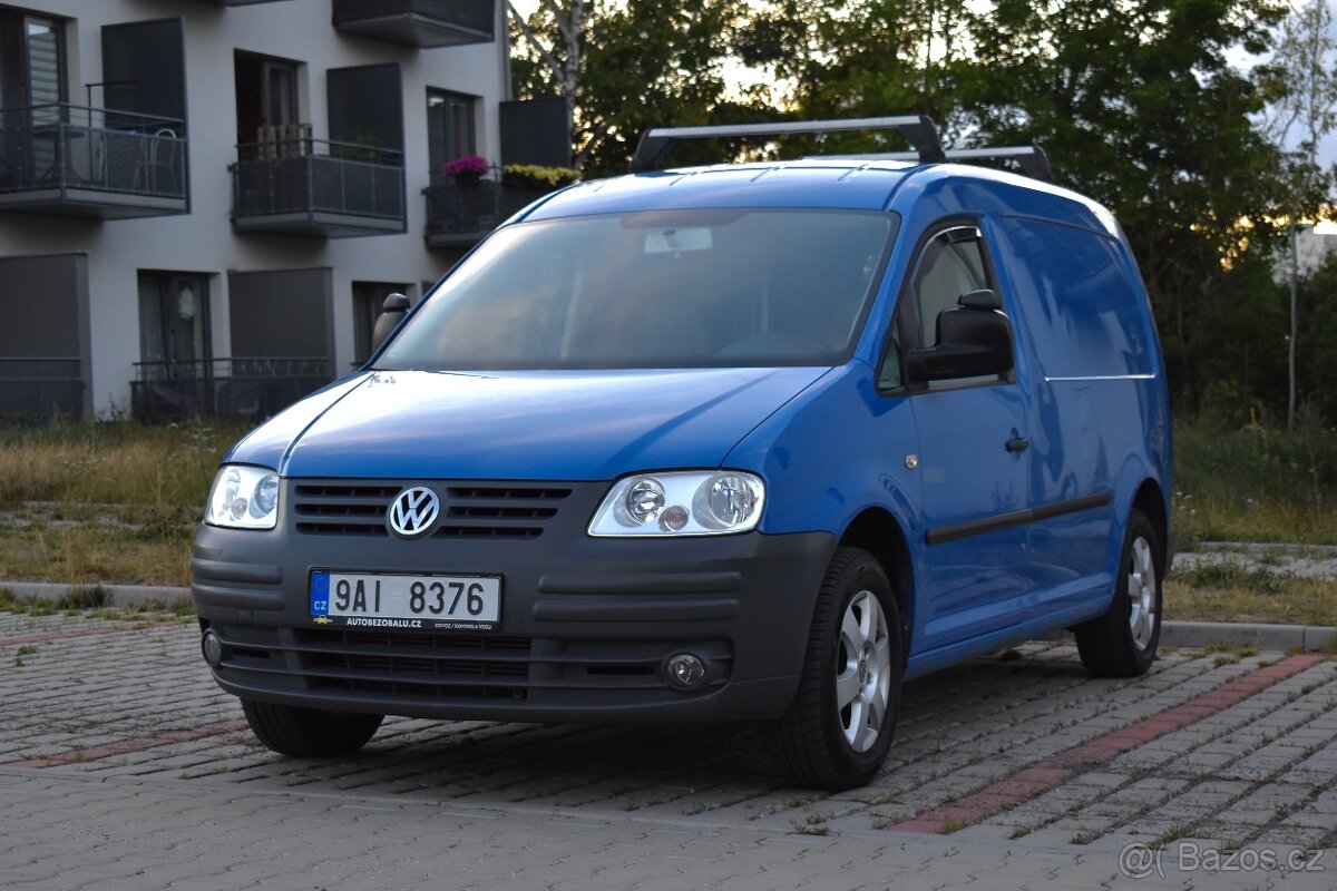 Vw Caddy Maxi 1.9 TDi/2010/77kW/180tkm/Skříň/Tažné