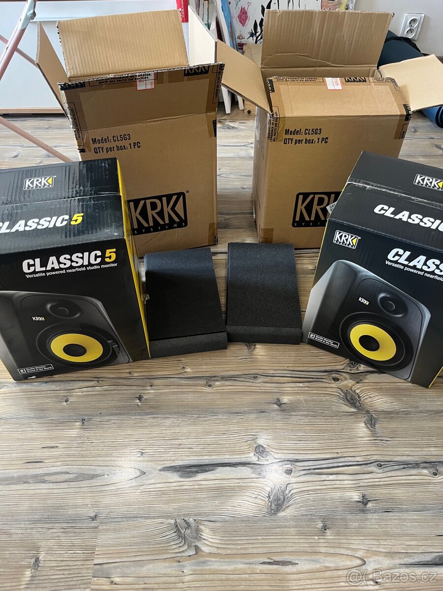 2x Studiový monitor (reproduktory) KRK RP5 Classic