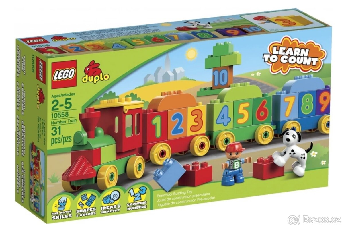 DUPLO 10558 Vláček plný čísel