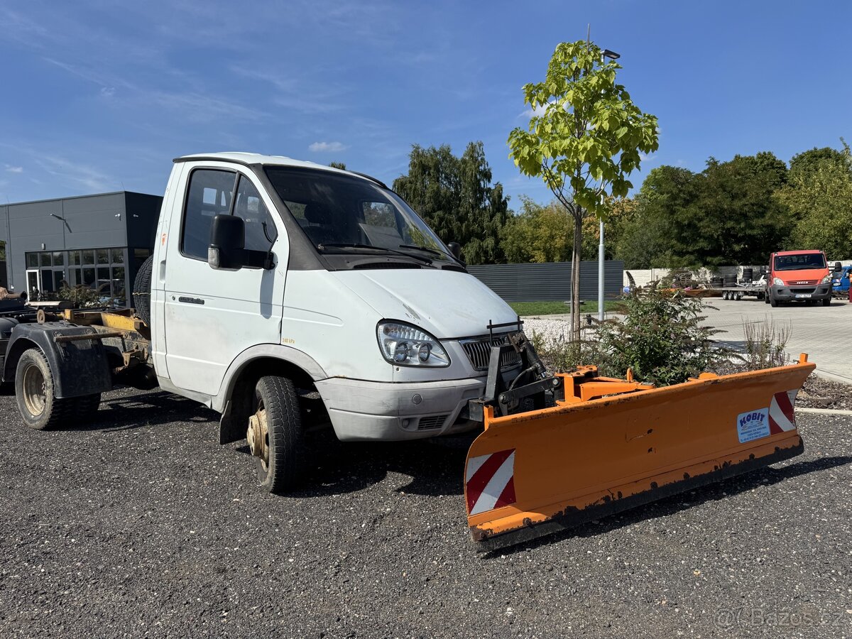 Rychloupínací adapter nosič deska radlice Gaz Gazelle Iveco