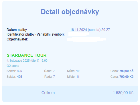 STARDANCE TOUR 4. 11. 2025 Praha