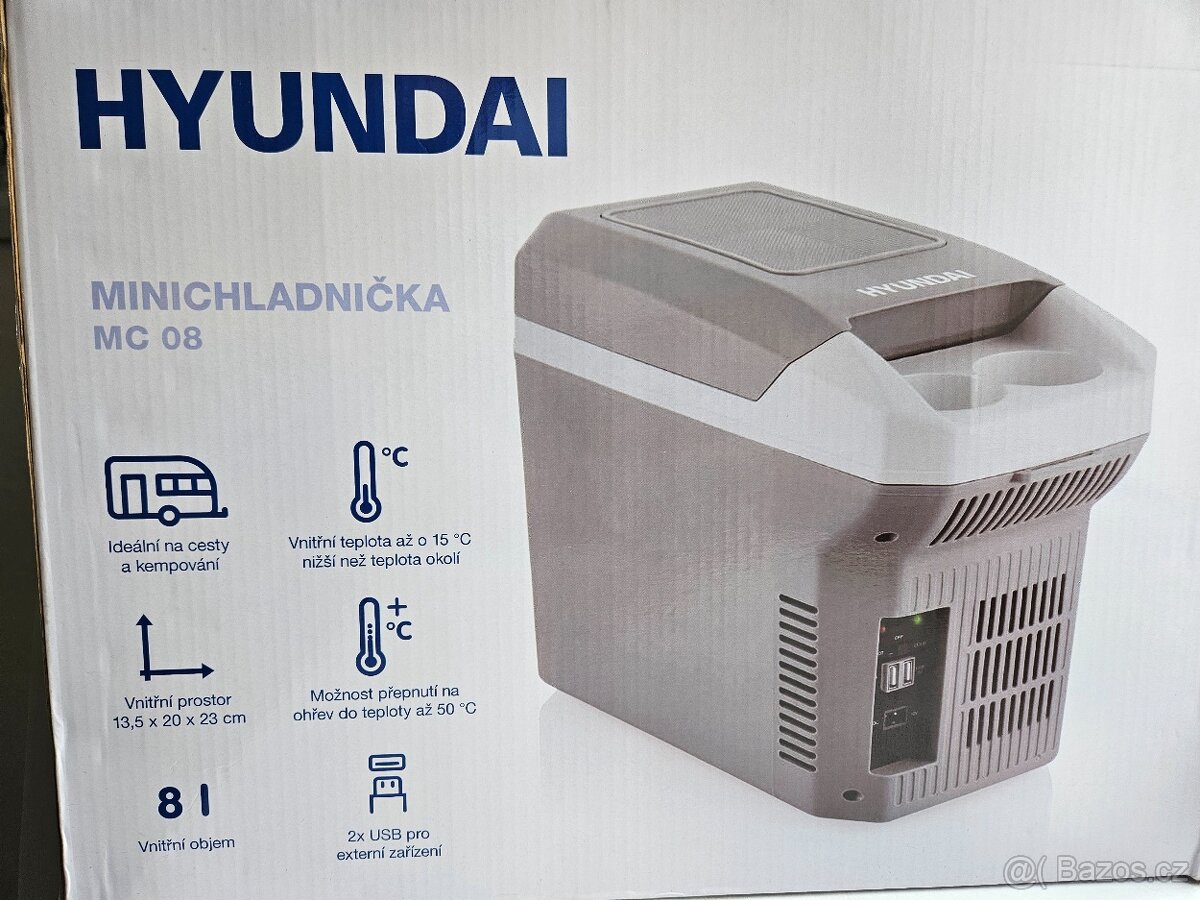 Přenosná autochladnička Hyundai MC 08