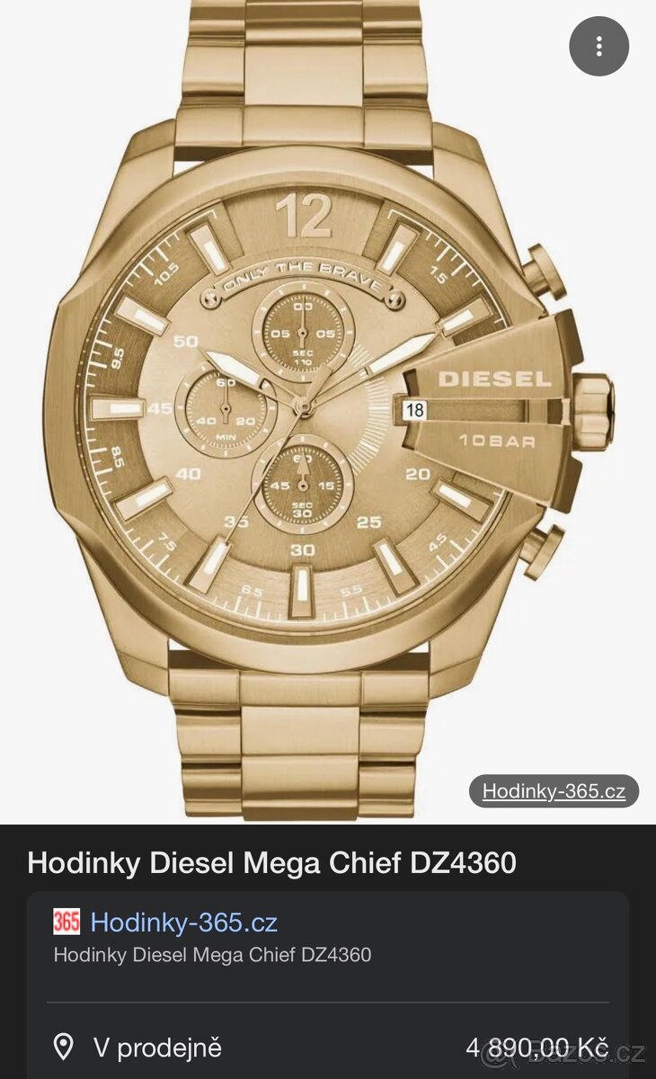 Hodinky Diesel Mega Chief DZ4360