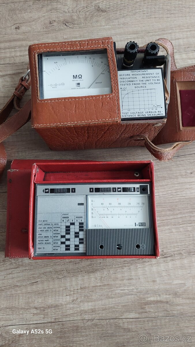 Daruji měřící přístroje.