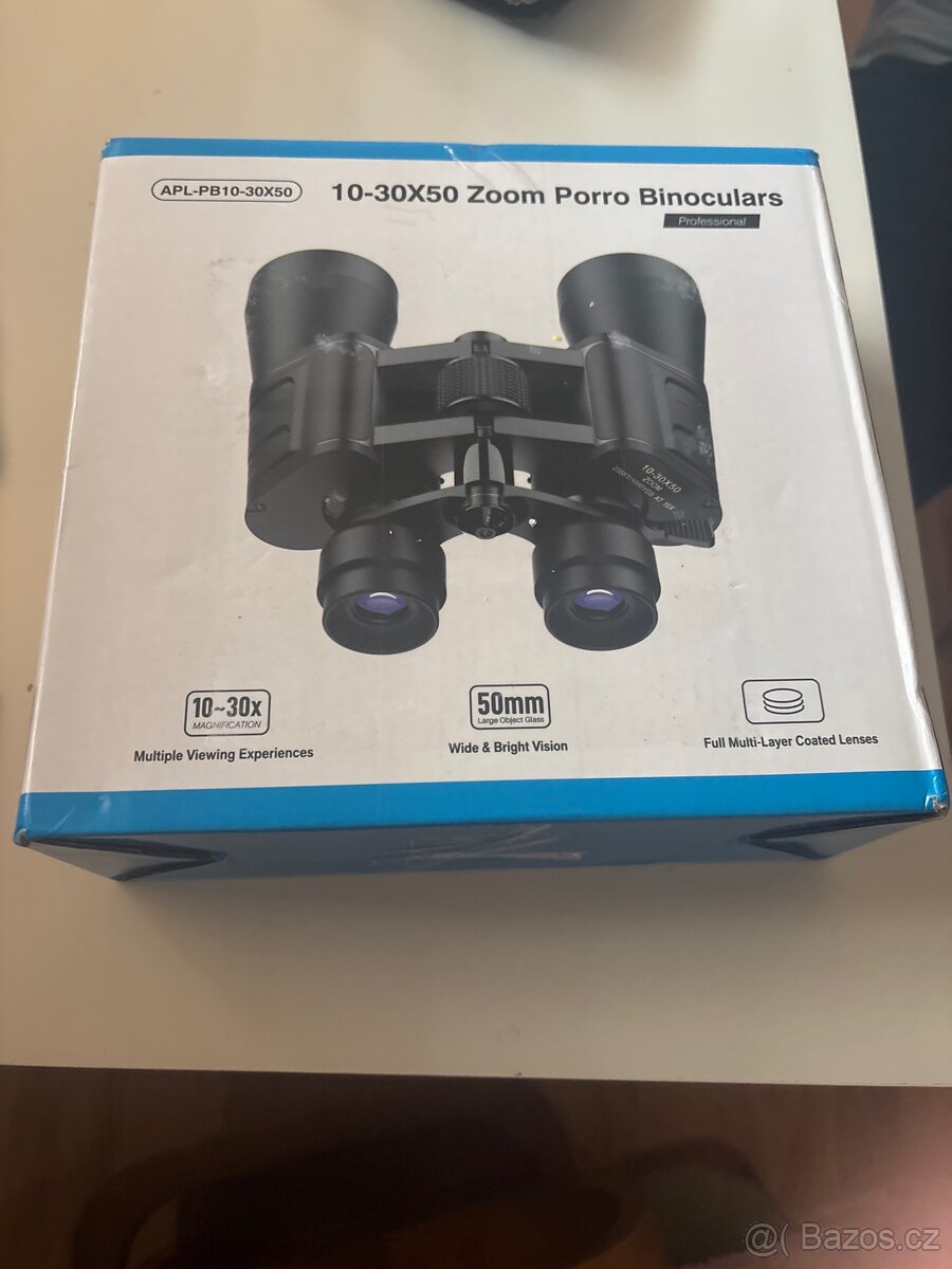 Apexel 10-30×50 Zoom Porro – dalekohled, nový - nerozbalený