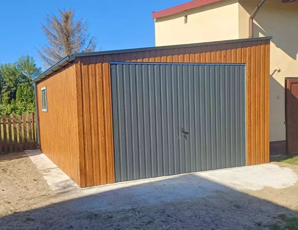 Plechová garáž 4x6 m