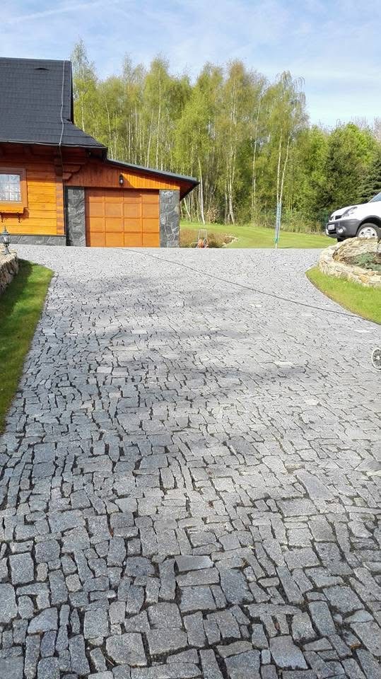 Pokladka odseku,kostek,kamene