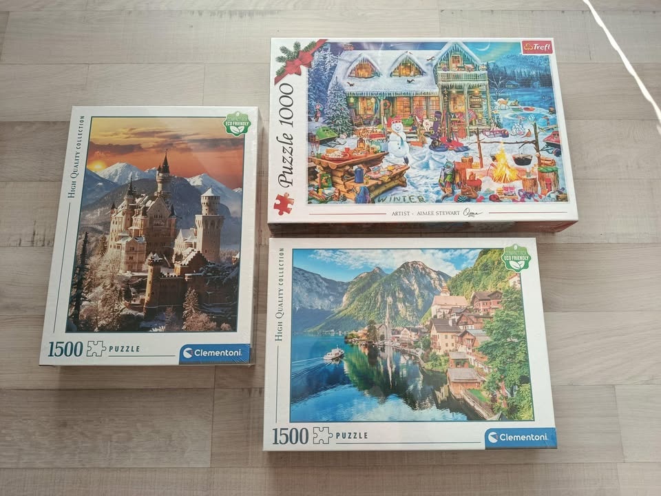 Puzzle 2x1500 ks, 1x1000 ks