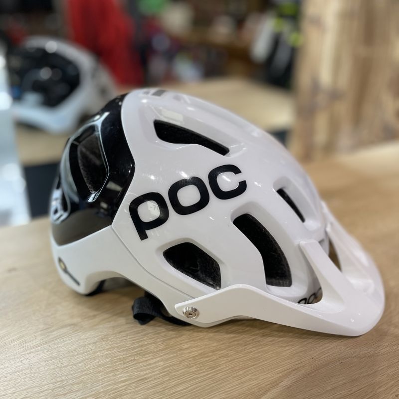 POC TECTAL RACE SPIN použitá cyklistická helma hydrogen whit