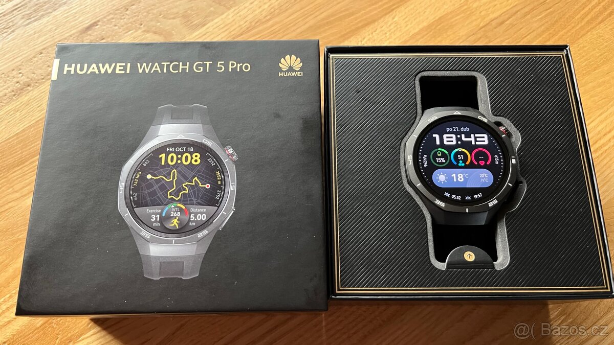 Huawei Watch GT 5 pro - záruka do 03/2027