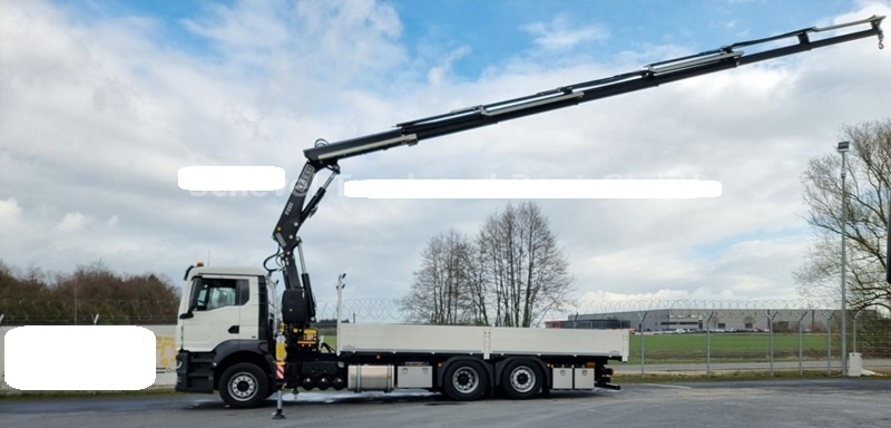 MAN TGS 26.480 - 6x2 – NOVÉ – Valník + HR-Fassi 235 – EURO 6