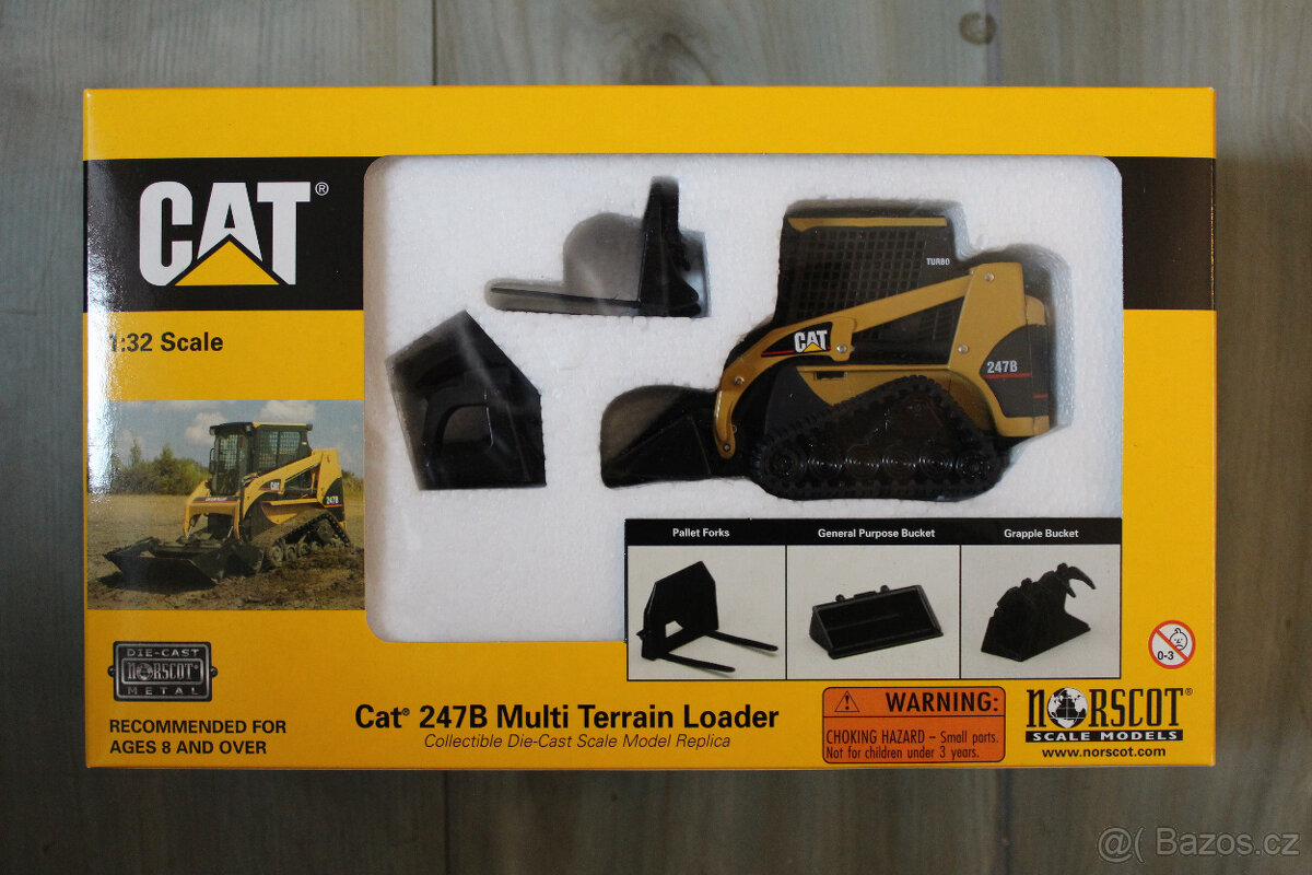 kovový model CAT 247B Multi Terrain Loader