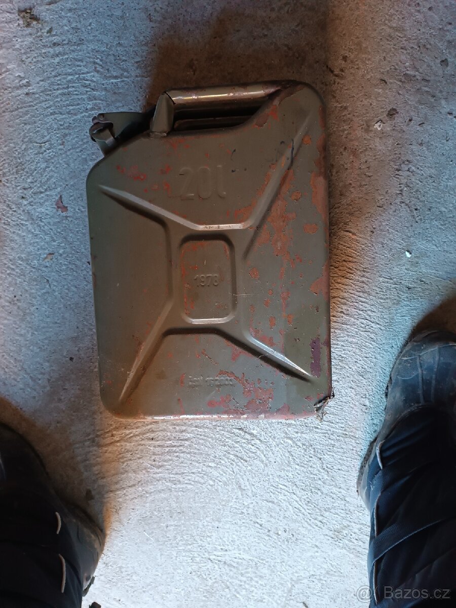 Plechovy kanystr 20 L